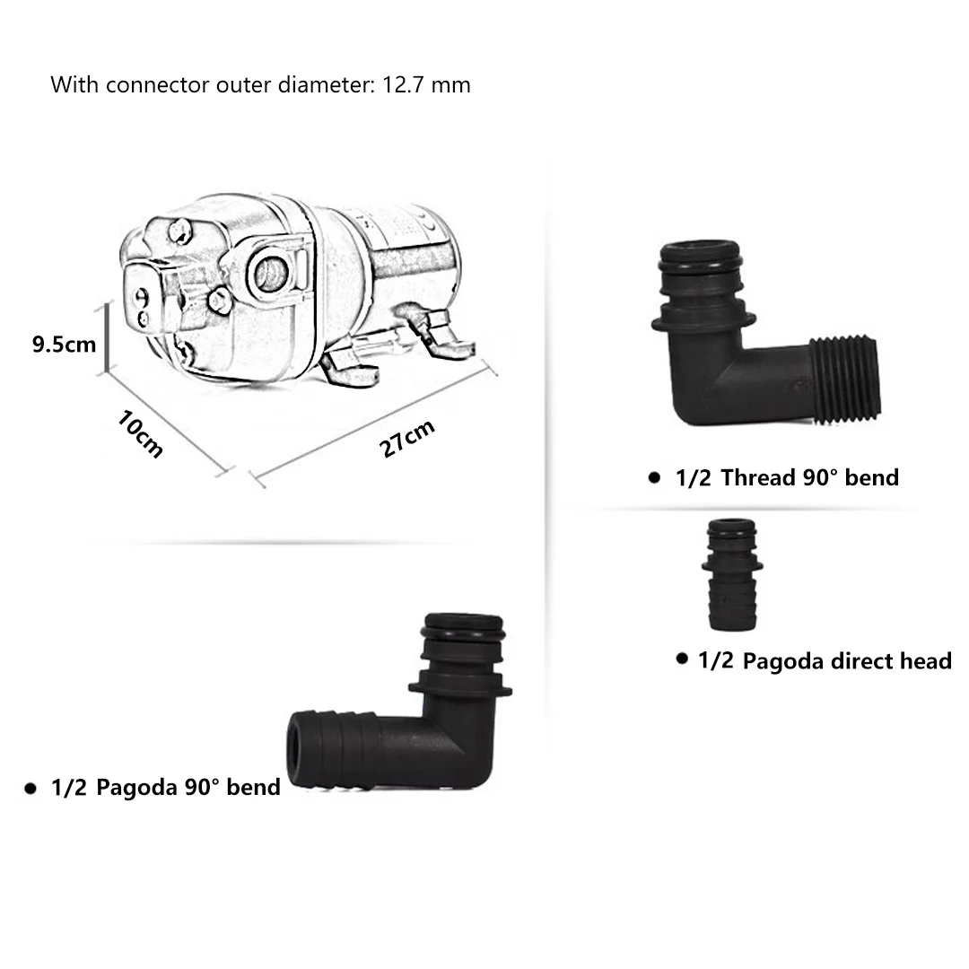 12V 24V высокое Давление мембранный насос постоянного тока в переменный ролик очиститель воды распылитель для мойки машины