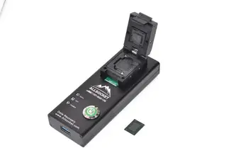 

BGA100 Memory Chip-off Reader, ALLSOCKET eMMC100-USB3.0 Reader Memory Nand Flash Adapter BGA100Tester [12x18mm, 14x18mm]