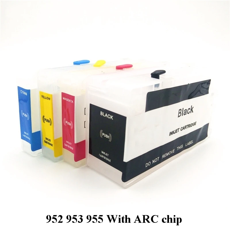 

955 Refillable Cartridge With ARC Chip Replacement For HP 955 Officejet Pro 8216 8710 8720 8210 8702 8218 8715 8716 printer
