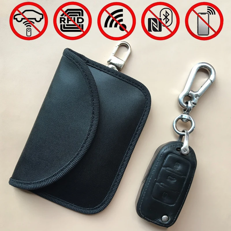 

Car Vehicle Key RFID Signal Blocker Bag Fob Guard Pouch Cases Shell Shielding 1x