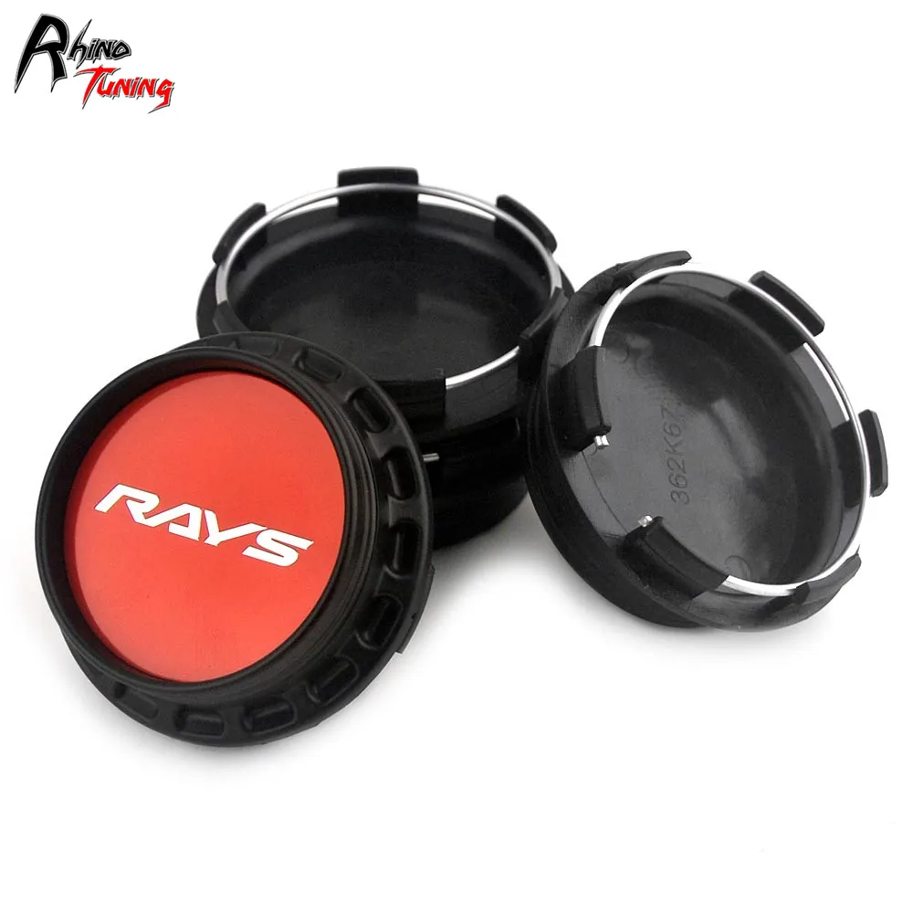 4pcs 67mm 62mm RAYS Center Caps for Rims For Volk Japan Racing GT30