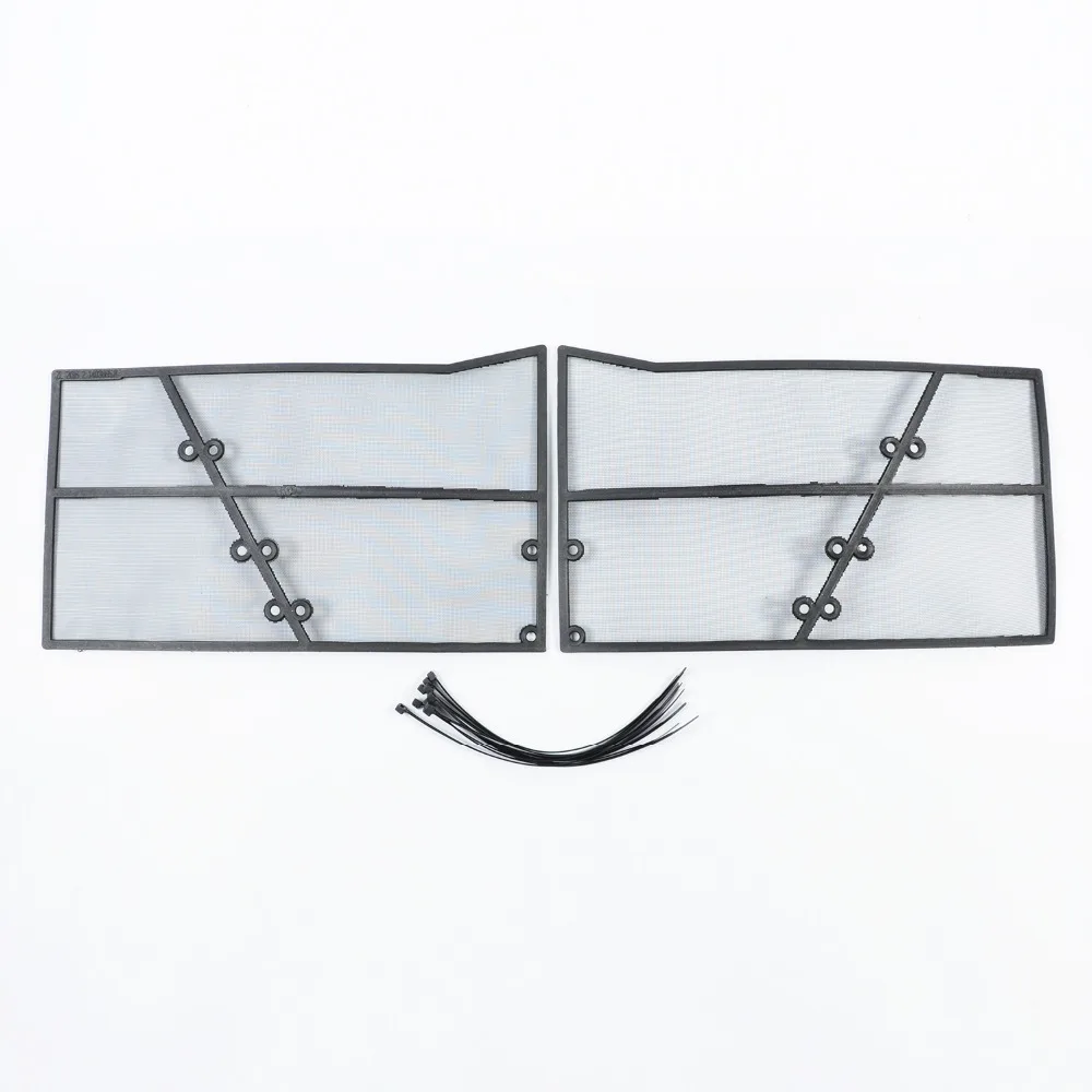 

Wtfs Stainless Steel ABS Insect Grille Mesh Grill Inserts Insect Net Insect-Proof Net for Hyundai Tucson 2015-2018 [QP1167]