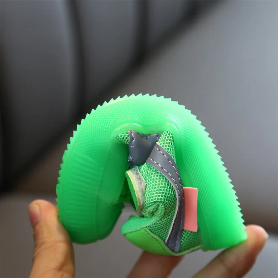 kids sneakers lights bright fluorescent color  breathable kids sneakers non-slip casual basket enfant garcon de marque 40J24 (9)