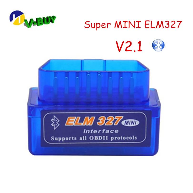 2019 Супер Мини ELM327 Bluetooth V2.1 OBD2 Диагностический Инструмент ELM 327 Авто сканер