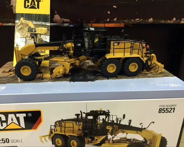 Caterpillar Cat 18M3 автогрейдер 1/50 масштаб металлические модели путем литья под
