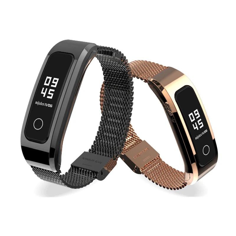 Ремешок для бега Honor Band 4 металлический ремешок Huawei Смарт часы Аксессуары
