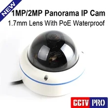 2-МЕГАПИКСЕЛЬНАЯ 1MP 720 P 1080 P Панорама POE IP Камера Наружного С 180/360 Градусов Полный Вид Рыбий Глаз Камеры Поддержка Onvif P2P Облако посмотреть