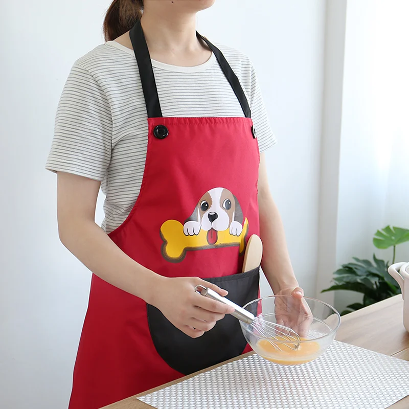 

Vest Sleeveless Apron Waterproof Kitchen Work Clothes Adult Women's Waist Oil-proof Gowns Cooking Clothes
