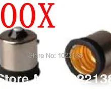 200 шт. BA15S для E12 ламповый Цоколь для люстры BA15S-E12 светодиодный edison гнездо адаптера лампа разъем адаптера светодиодный лампы переходник для лампового цоколя