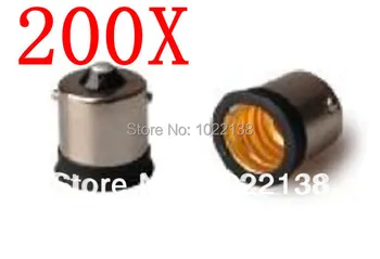 

200pcs BA15S to E12 chandelier lamp holder BA15S-E12 LED edison socket adapter Lamp adapter Socket LED bulb lamp base Converter