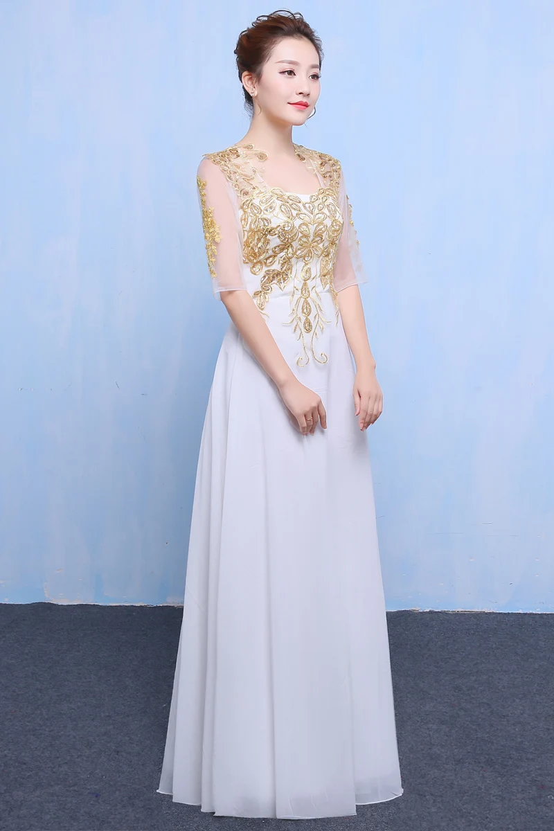 Новые костюмы для хора взрослых женщин платье выступлений с юбкой|dress new|dress