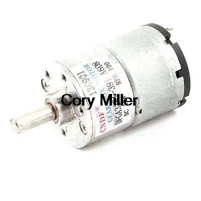 

DC 12V 100RPM High Torque Electric Gear Box Gerabox Reduction Motor
