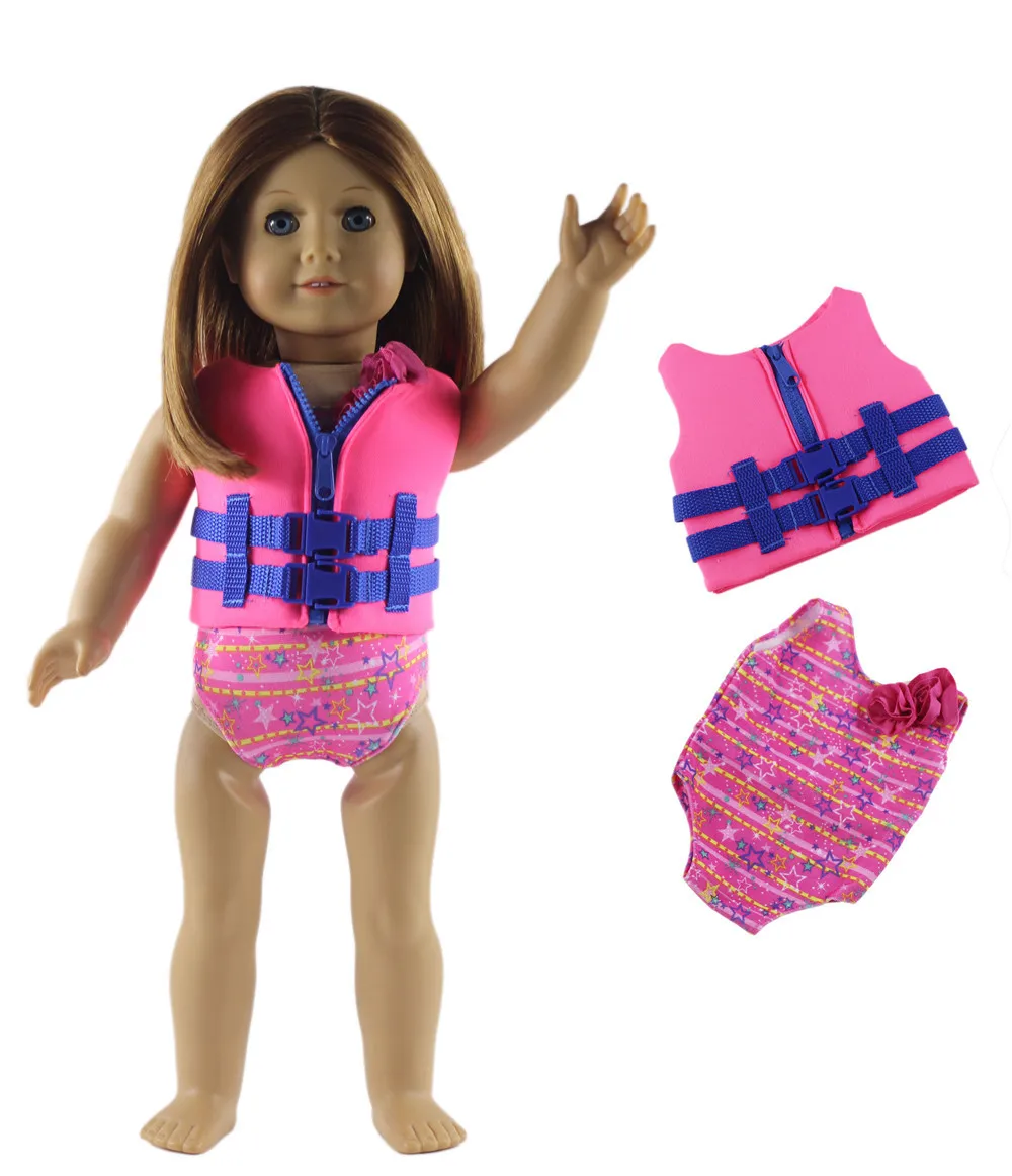 american girl doll swimsuit set
