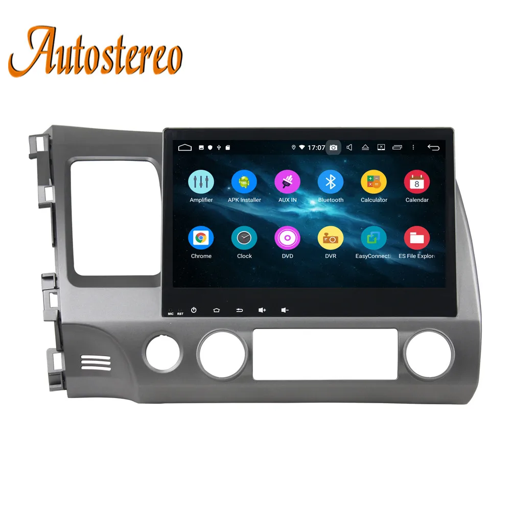 Excellent DSP Android 9 Car No DVD Player GPS navigation For Honda Civic 2007-2011 multimedia player 2 din radio tape recorder head unit 8