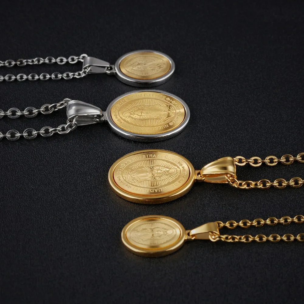 One pair of choose Religious jewelry Catholic church Bling Stainless