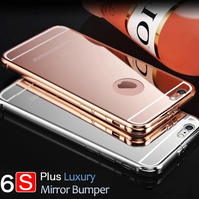 Buy Kasatin 6 6S Luxury Brand Rose Gold Mirror Bumper Case For Apple iPhone 6S