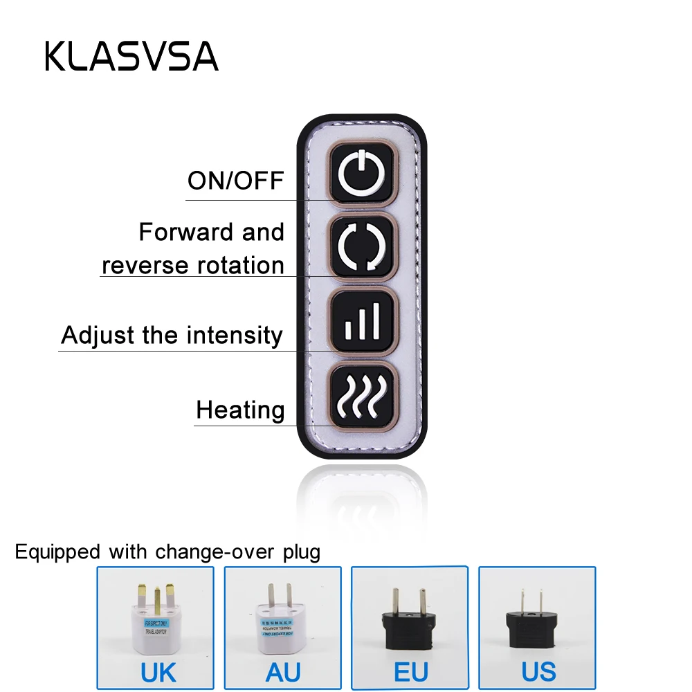 KLASVSA Electric Heating Neck Massager Shiatsu Kneading Cape Back Shoulder Pain Relief Home Acupuncture Therapy Relax Shawls KLASVSA Electric Heating Neck Massager Shiatsu Kneading Cape Back Shoulder Pain Relief Home Acupuncture Therapy Relax Shawls