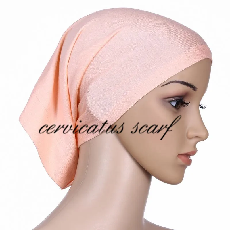 Мусульманская мягкая женская шапка хиджаб шапка головной убор Джерси шарф шарфы обертывания быстрая Премиум Materail