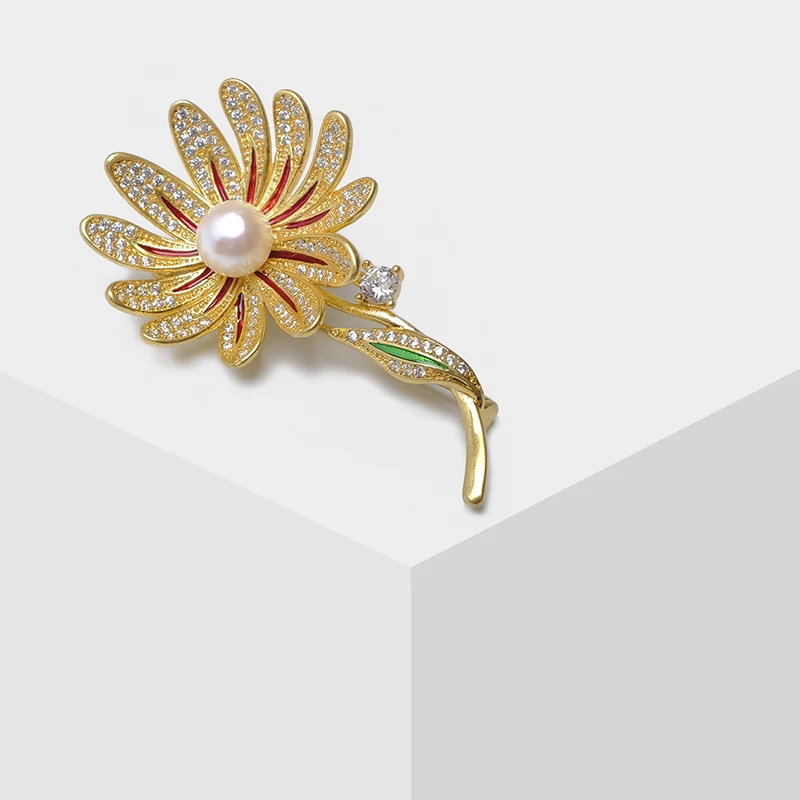 

Amorita boutique Vintage fashion flower design brooch