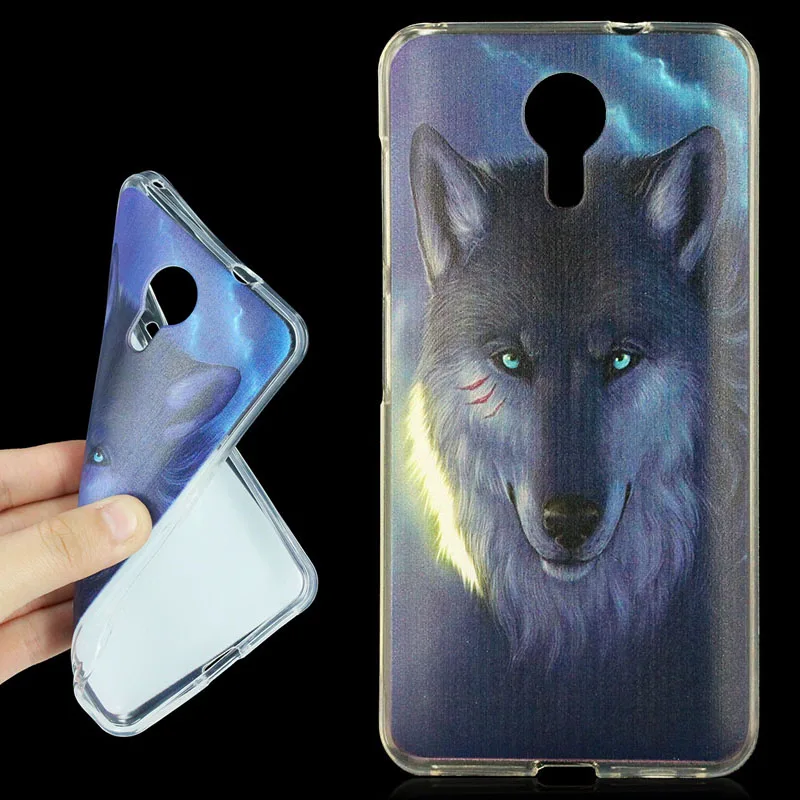 KOC-2351H_1_Wolf Pattern TPU Protective Case for Wileyfox Swift 5 inch