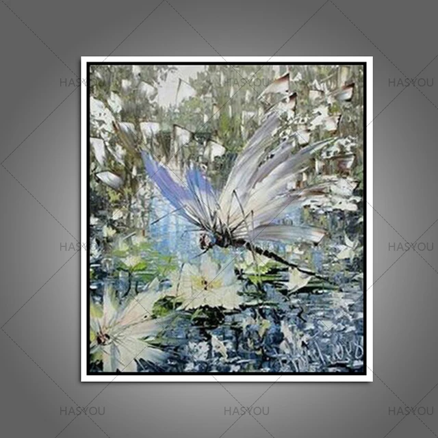 100 Hand Painted Dragonfly Oil Painting Abstract Animals Landscape Pictures Canvas Wall Art For 100 Hand Painted Dragonfly Oil Painting Abstract Animals Landscape Pictures Canvas Wall Art For