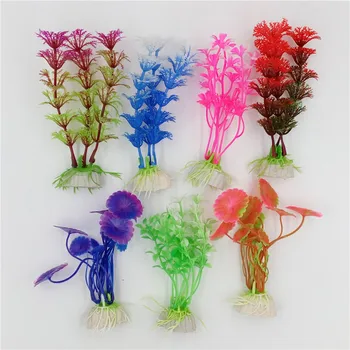 

1 pcs Plastic Aquarium Plants Plantas Artificial Wonder Fish Plant Accessories Aquario Ornament Decor