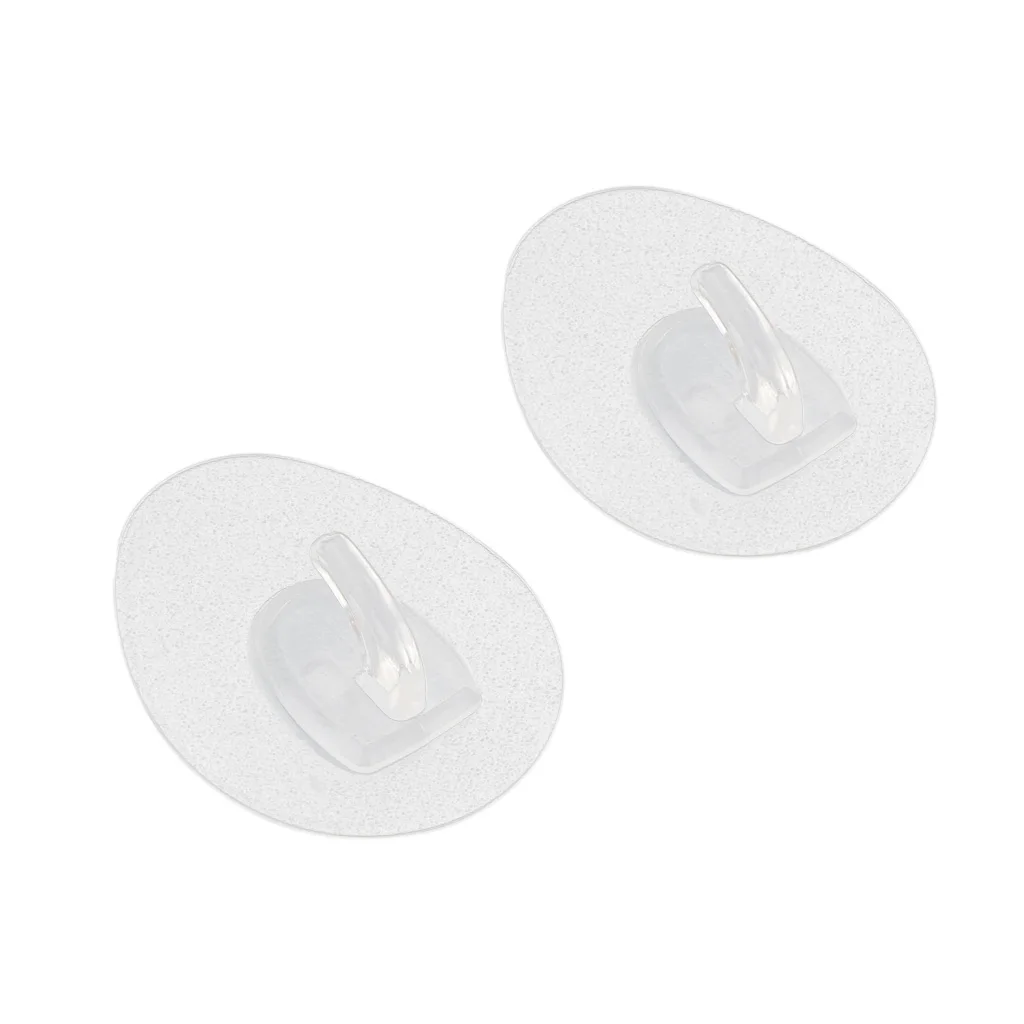 PACK 2pcs Heavy-duty Self Adhesive Wall Hanger Door Hooks Bathroom Kitchen Waterproof Hooks Holders