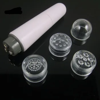 

Mini 4-inch Pocket Body Eye Neck Massager back Four Interchangeable Massaging Heads For Different Needs Free Shipping