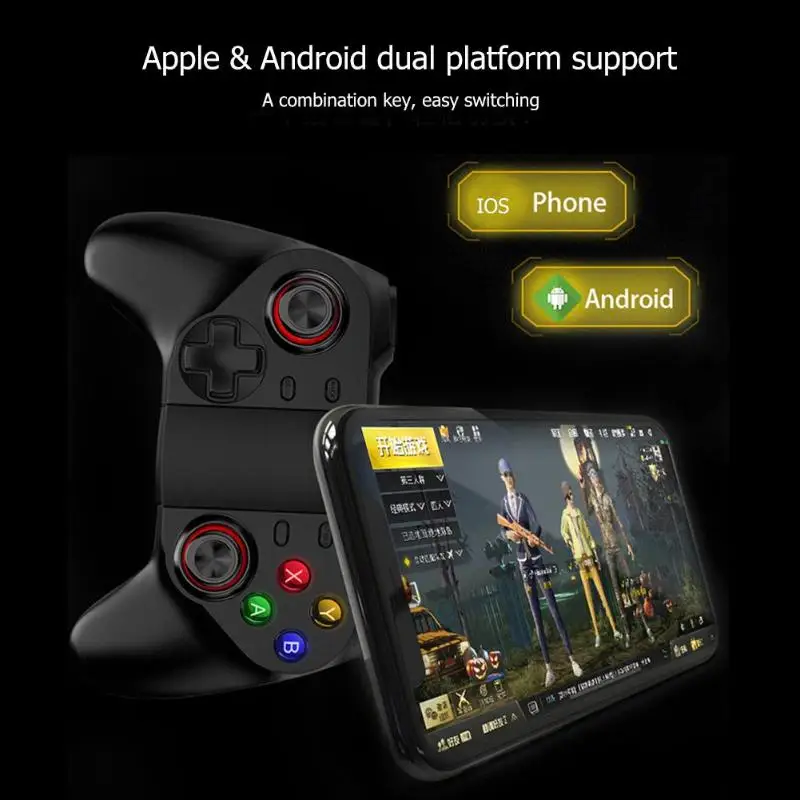 V1 мобильного телефона Беспроводной Bluetooth геймпад для PUBG Android iOS DC5V/менее 300 мА около 1-2 часа бесконечные Битва