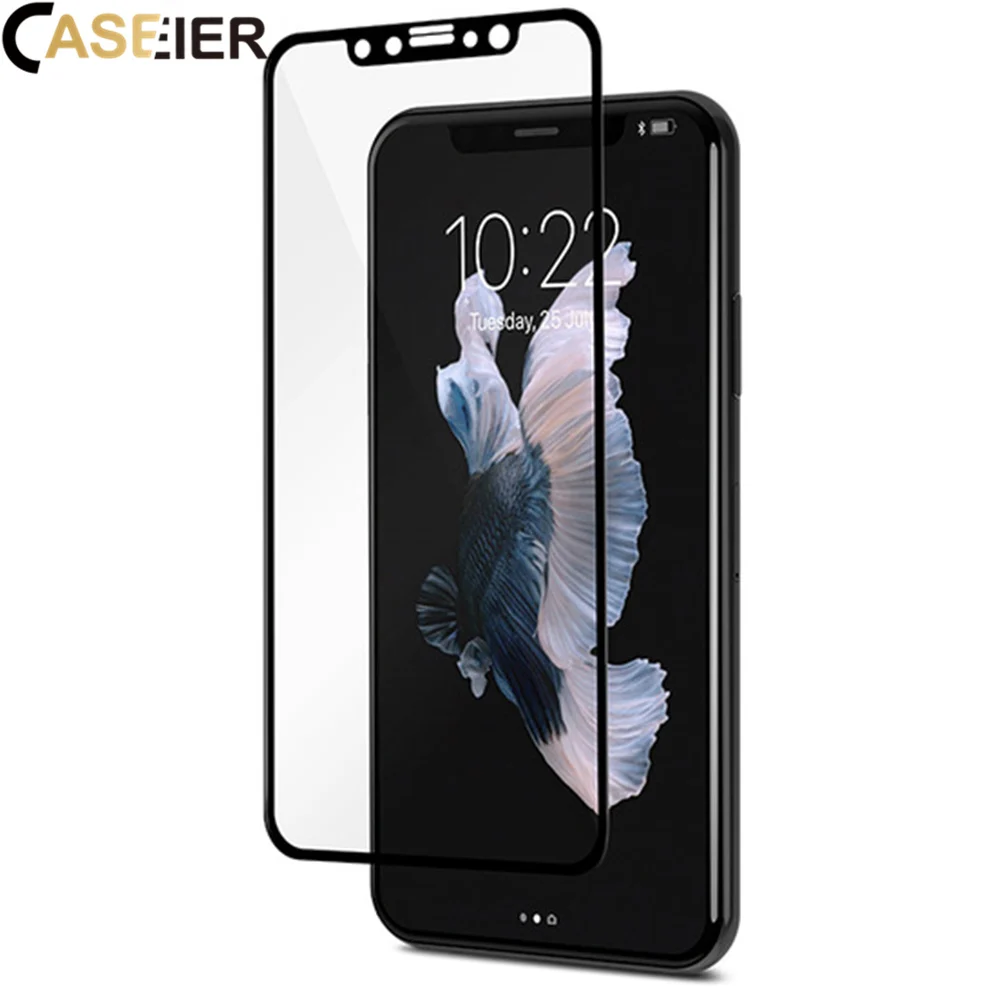 

Caseier Cool Tempered Glass For iPhone X 7 8 6s 6 Plus Soft Edge Screen Protector For iPhone 6s 6 5 5s SE Film Phone Accessories