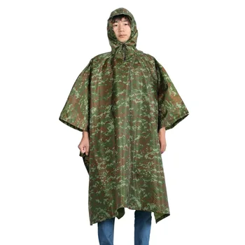 

Tactical Outdoor Hunting Rain Coat Waterproof Raincoat Women Men Cloak Durable Fishing Poncho Camping Tour Rain Gear