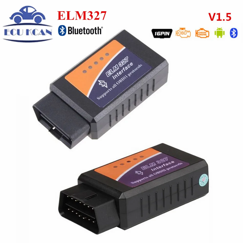 Works On Android Torque ELM327 Bluetooth ELM 327 Interface OBD2 / OBD