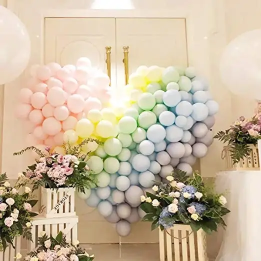 METABLE 300 шт 5 дюймов Мини Ассорти конфетных цветов Макарон латексные шары-для единорога вечерние свадебные украшения для девочек на день рождения