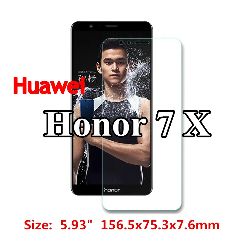 Закаленное Стекло для Huawei Honor 7x покрытие экрана защитные смартфон закаленное