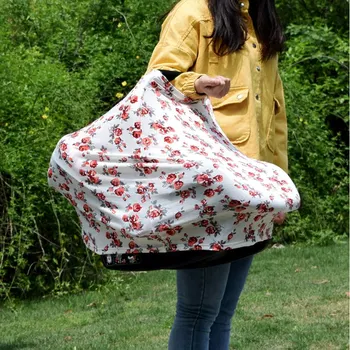 

Baby Kids Nursing Breastfeeding Cover Scarf Soft Baby Stroller Seat Canopy Cover