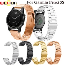 20 мм Нержавеющая сталь ремешок Easy Fit ремешок с инструментом часы ремешок для Garmin Fenix 5S Quick Release замена Браслет