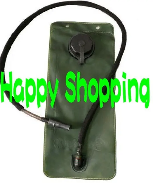 

2.5L Green hydration water bladder pouch reservoir with black cap