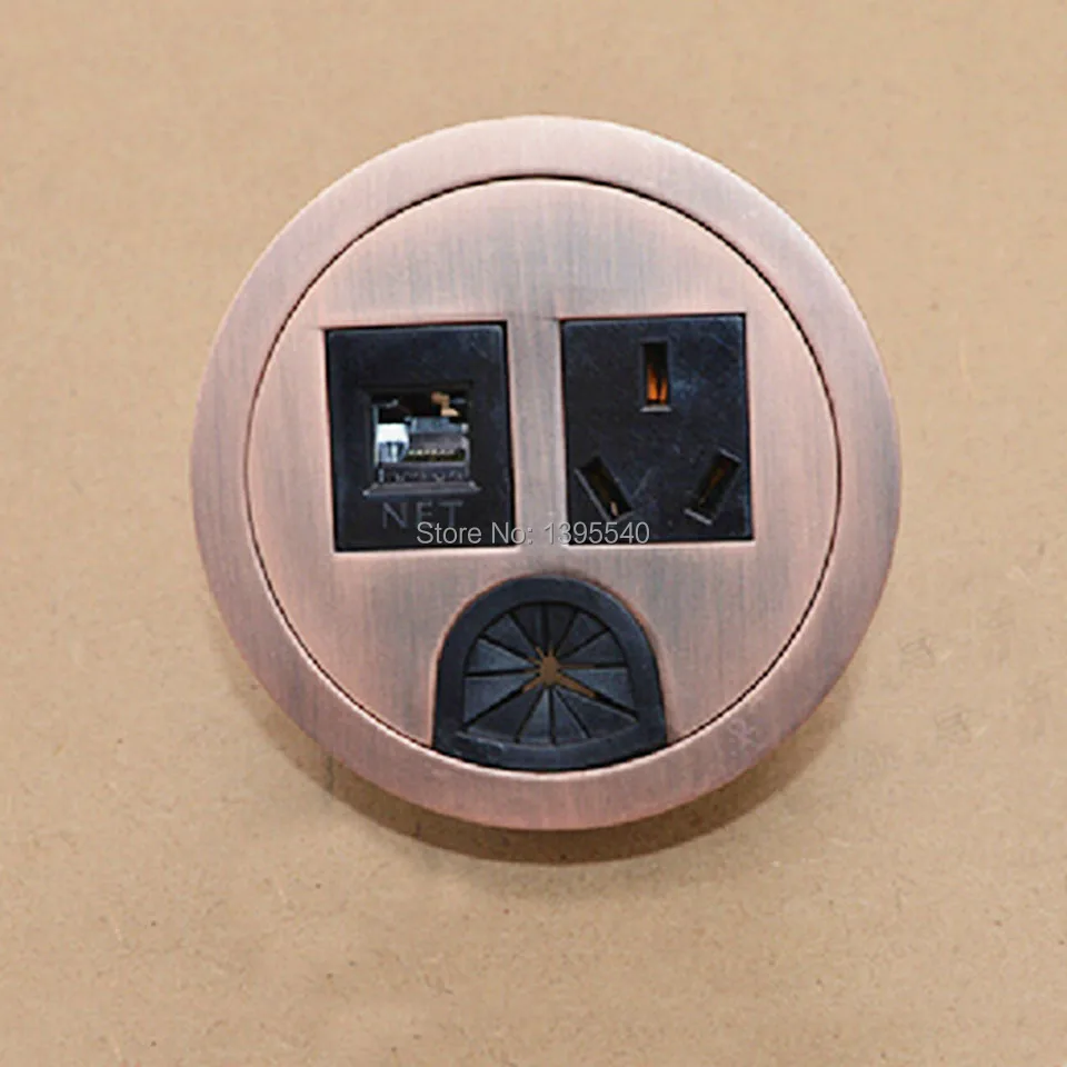 New Computer desk Multi functional Wire cover Zinc Alloy Desktop Multi