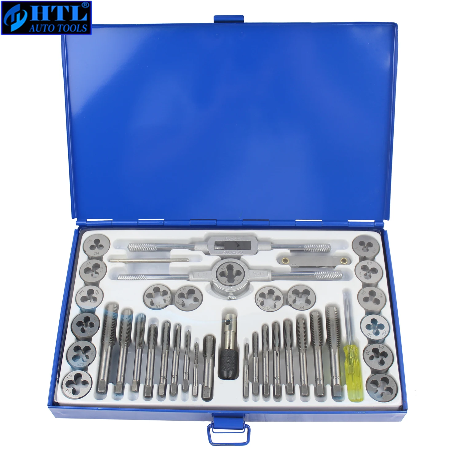 

METRIC Tap and Die Set 40 Piece w/Case Tapping Threading Chasing Repair NEW