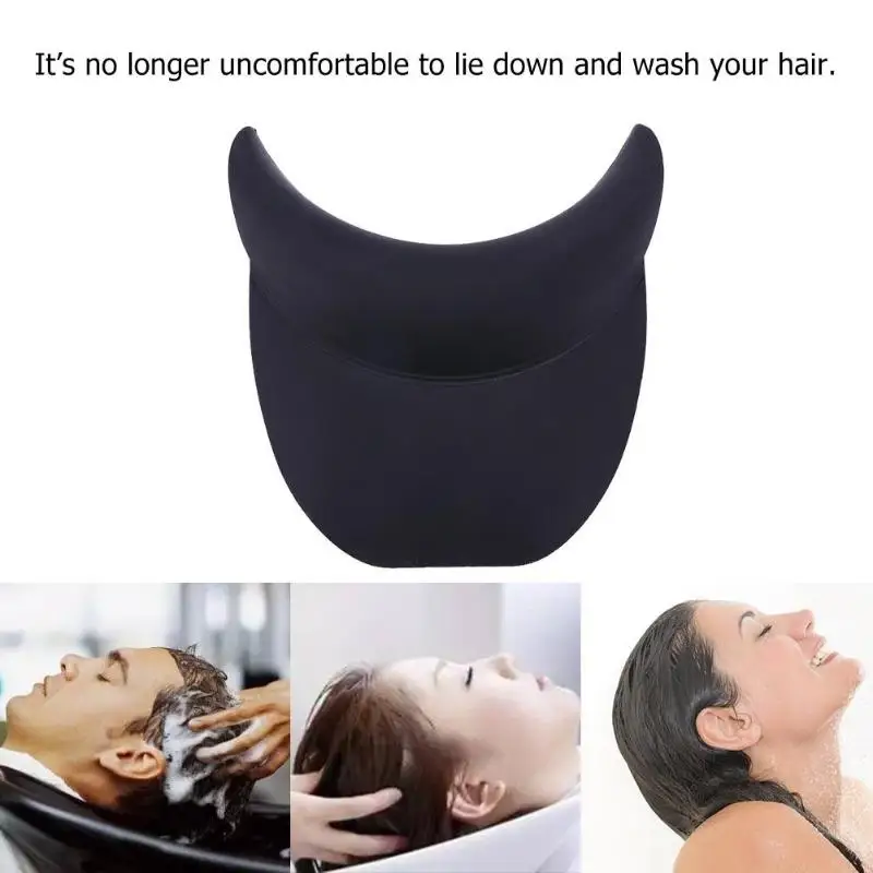 Профессиональный салон спа для мытья волос раковина накладка силиконовая присоска подушка для отдыха шеи Инструменты для укладки волос силиконовая подушка для ванны
