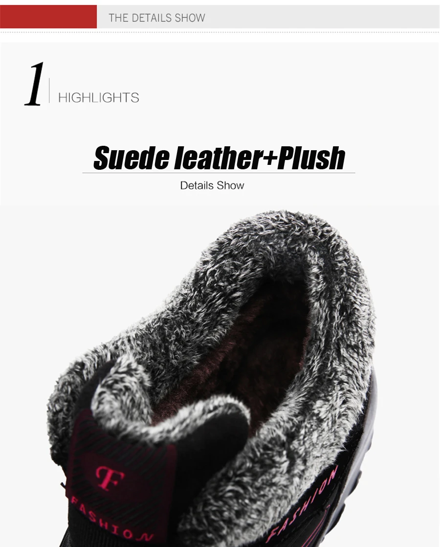 STS BRAND 2019New Winter Women Snow Boots Women Warm Push Ankle Boots Block High-tops Female Waterproof Boot Rubber Travel Shoes (31)