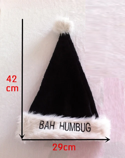 1 шт. красные и черные Рождественские шапки, плотные рождественские шапки с вышивкой для детей и взрослых, рождественские украшения, подарки на год, домашние вечерние шапки