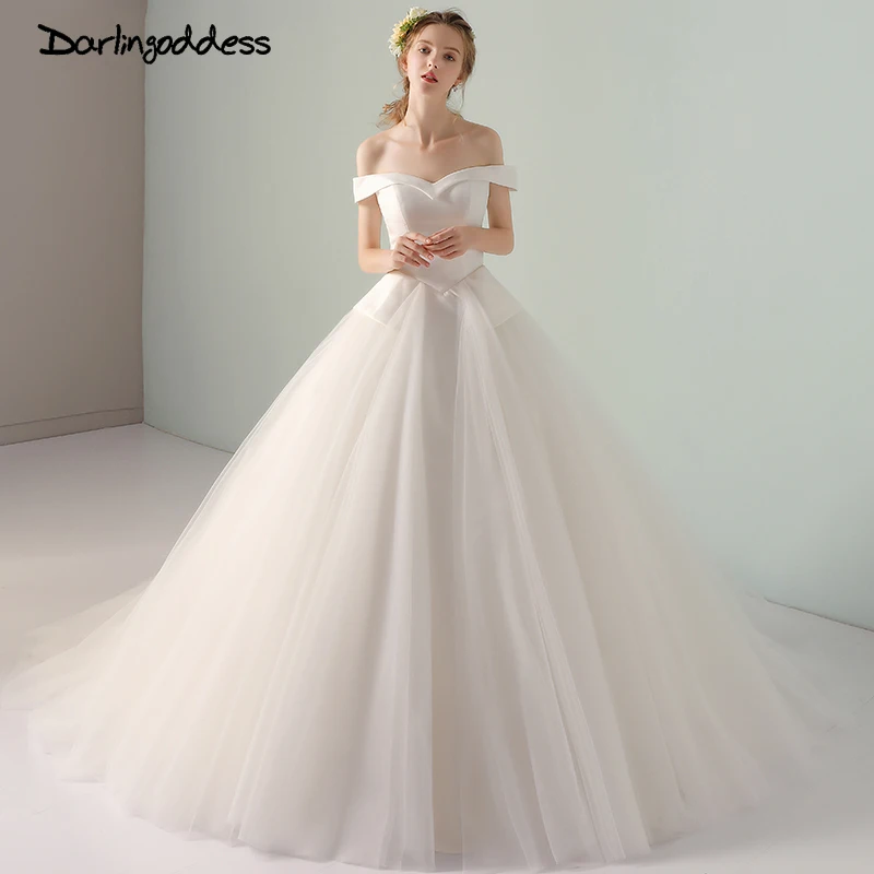 Princess Wedding Dress With Train 3