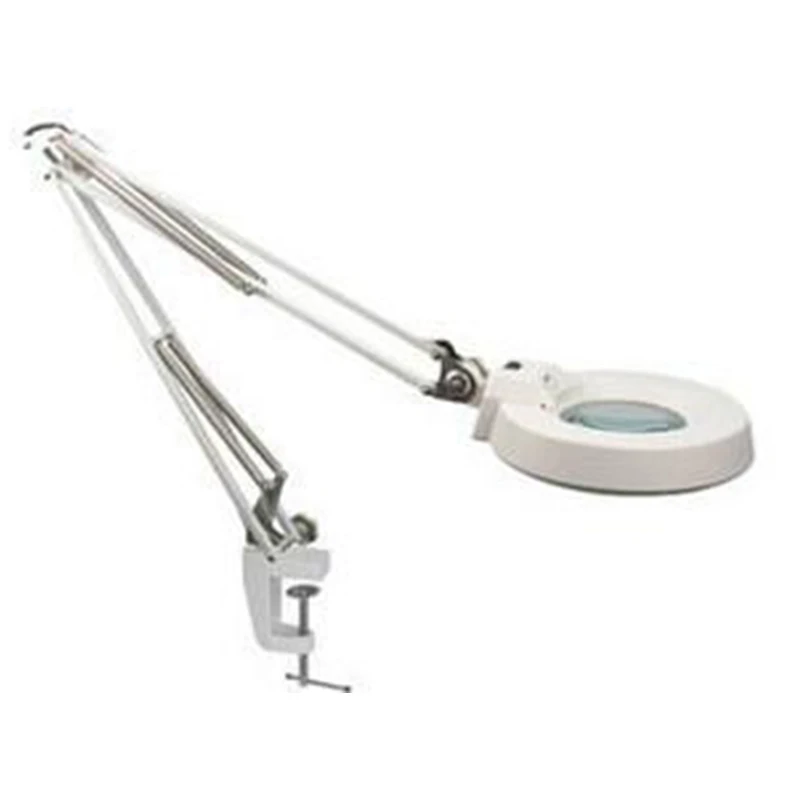 Led 10x Desk Table Clamp Mount Magnifier Lamp Light Magnifying