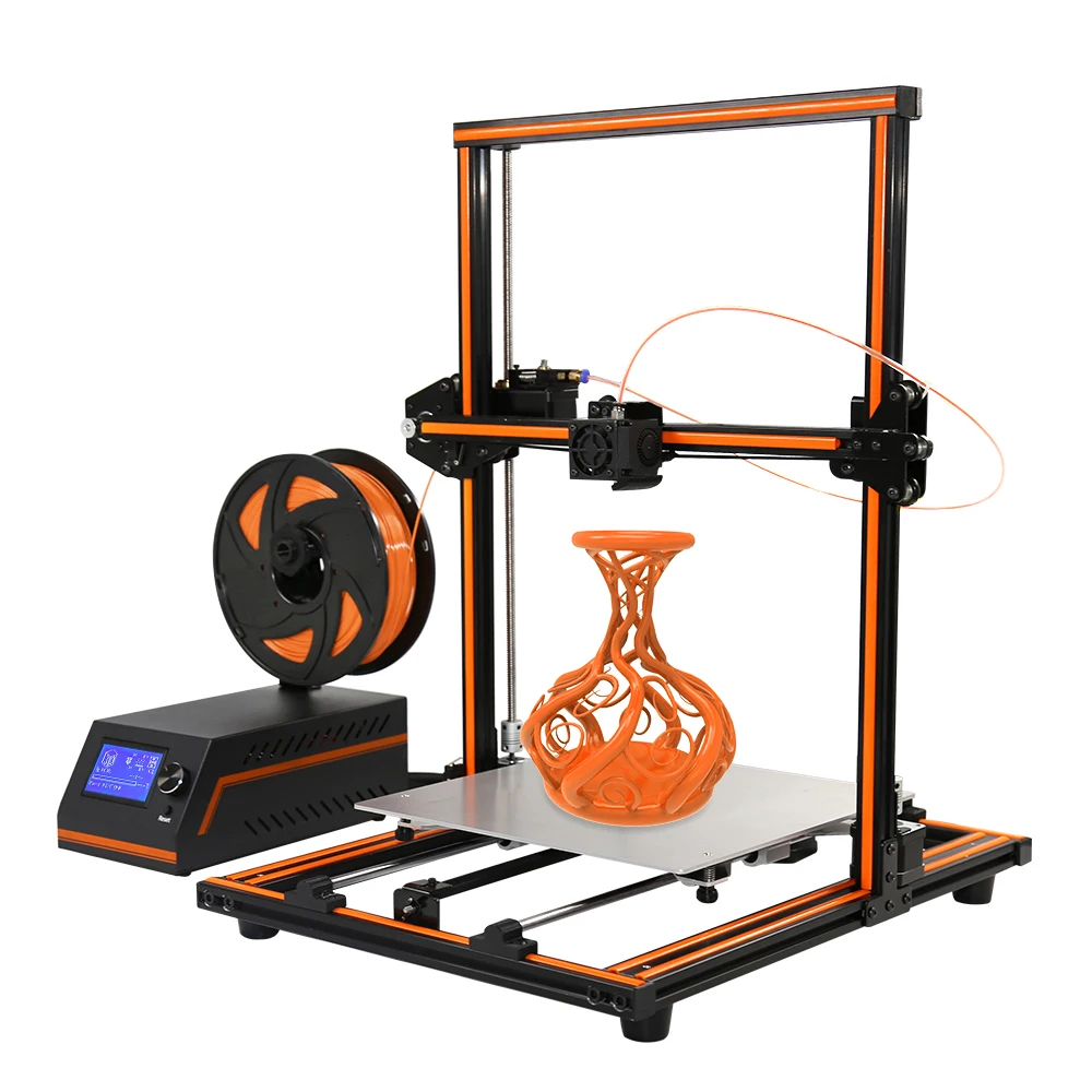 

2019 New E12 Anet Desk 3D Printer With Aluminum Hotbed Offline Printing 3D DIY Kit Printer USB SD Card Connector