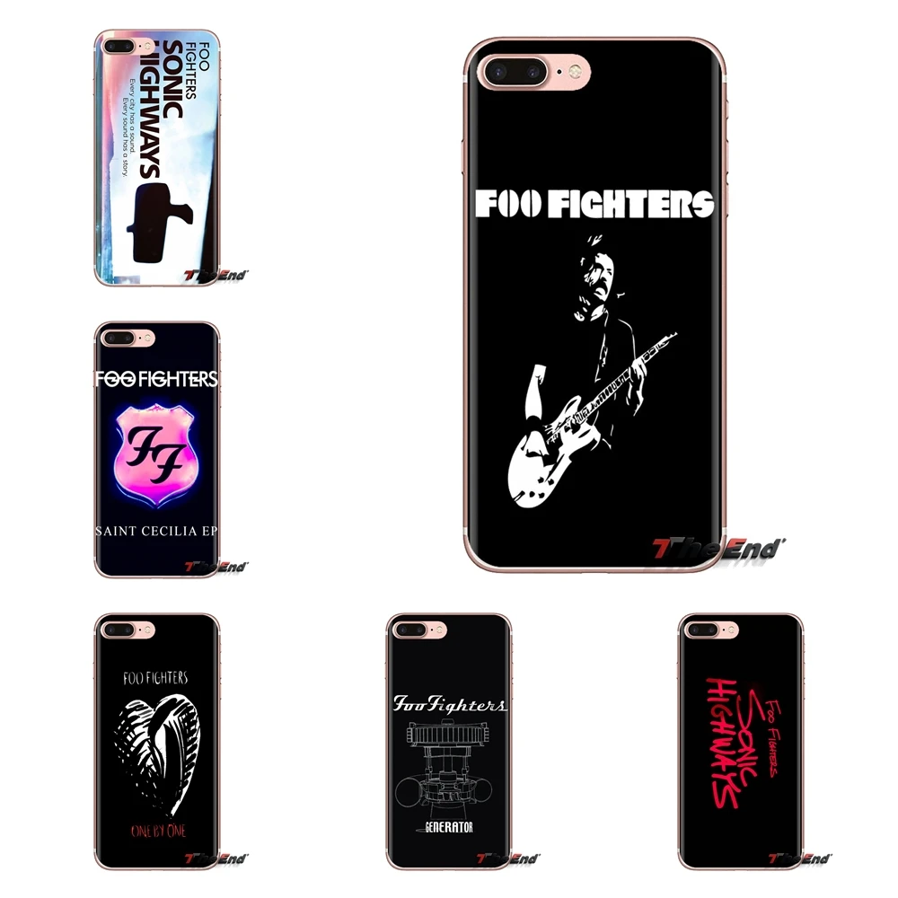 Для iPod Touch Apple iPhone 4 4S 5 5S SE 5C 6 6S 7 8 X XR XS Plus MAX TPU прозрачный чехол для Foo Fighters Sonic Highways Music