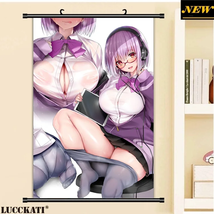 40X60 см SSSS. Gridman серия Rikka cameltoe Сексуальная лоли попка ноги мультфильм аниме Искусство Настенная картина Фреска прокрутка холст живопись плакат