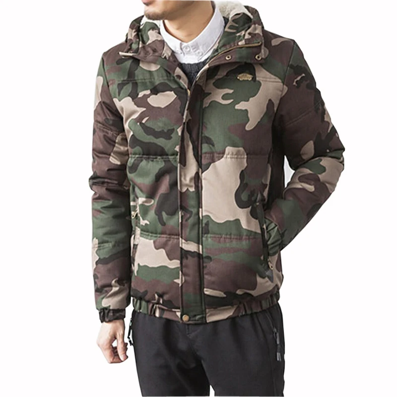 warm camo clothing