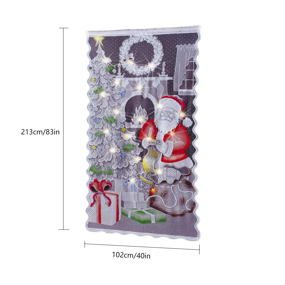 Рождественская занавеска s Санта Клаус Печать оленей печать затемненные занавески s для гостиной спальни детская занавеска домашний текстиль