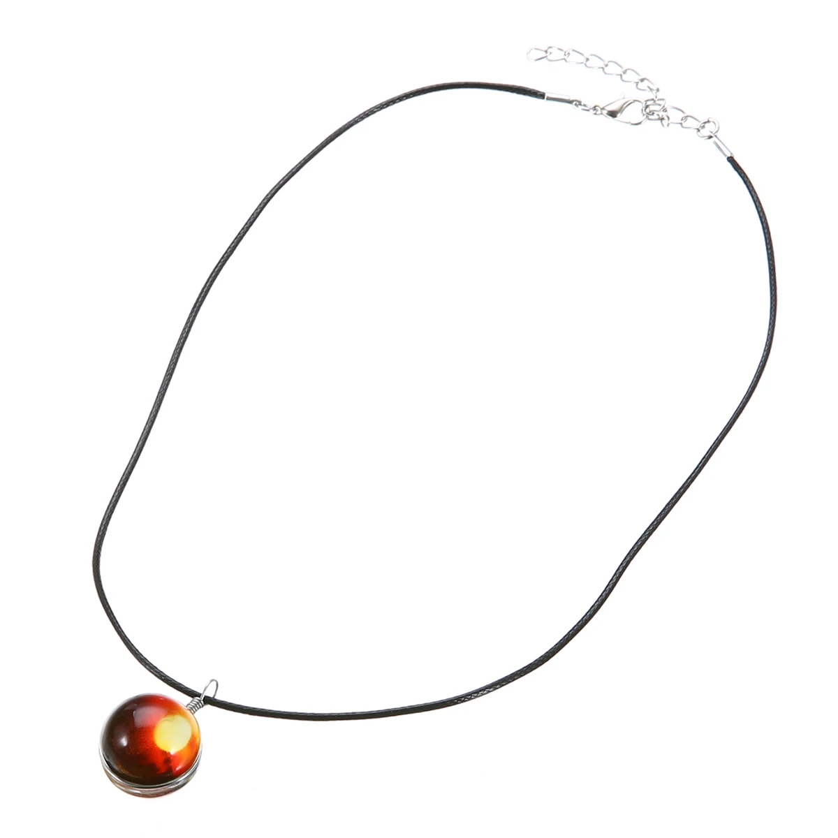10Style Unisex Dreamy Glass Ball Necklace Shellhard Nebula Space Star Universe Galaxy Pattern Pendant Necklace Femme Jewelry